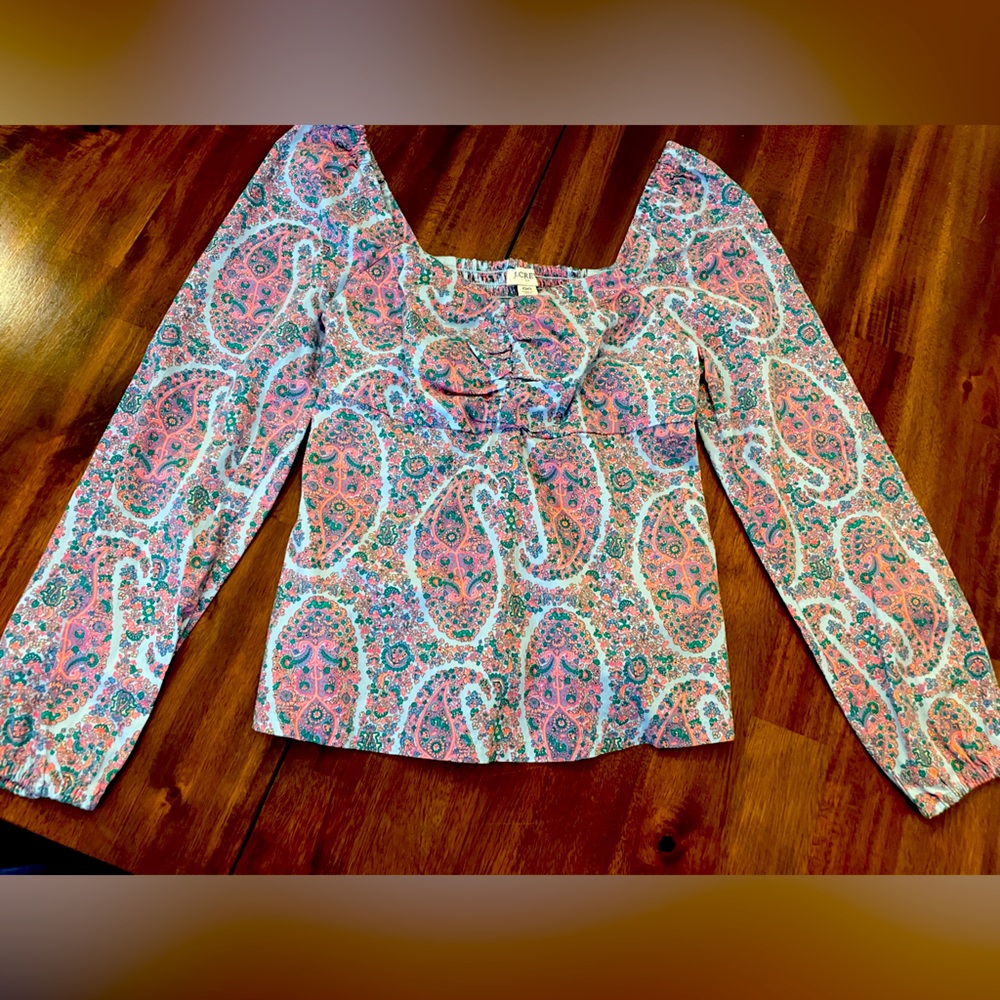 JCrew sweetheart top